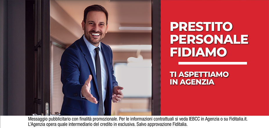 Agenzia Studio DAC Fiditalia | Milano | Prestito Personale Fidiamo - Ti aspettiamo per realizzare i tuoi progetti. Messaggio pubblicitario con finalità promozionale. Per le informazioni contrattuali si veda IEBCC in Agenzia o su Fiditalia.it. L’Agenzia opera quale intermediario del credito in esclusiva. Salvo approvazione Fiditalia.