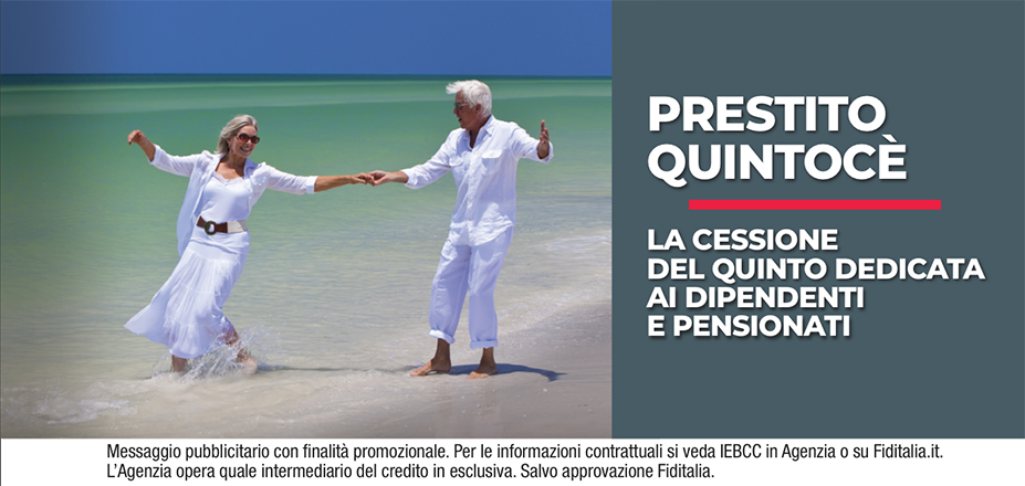 Agenzia Studio DAC Fiditalia | Milano | Cessione del Quinto Quintocè - Un consulente dedicato per i progetti di dipendenti e pensionati. Messaggio pubblicitario con finalità promozionale. Per le informazioni contrattuali si veda IEBCC in Agenzia o su Fiditalia. it. L’Agenzia opera quale intermediario del credito in esclusiva. Salvo approvazione Fiditalia.